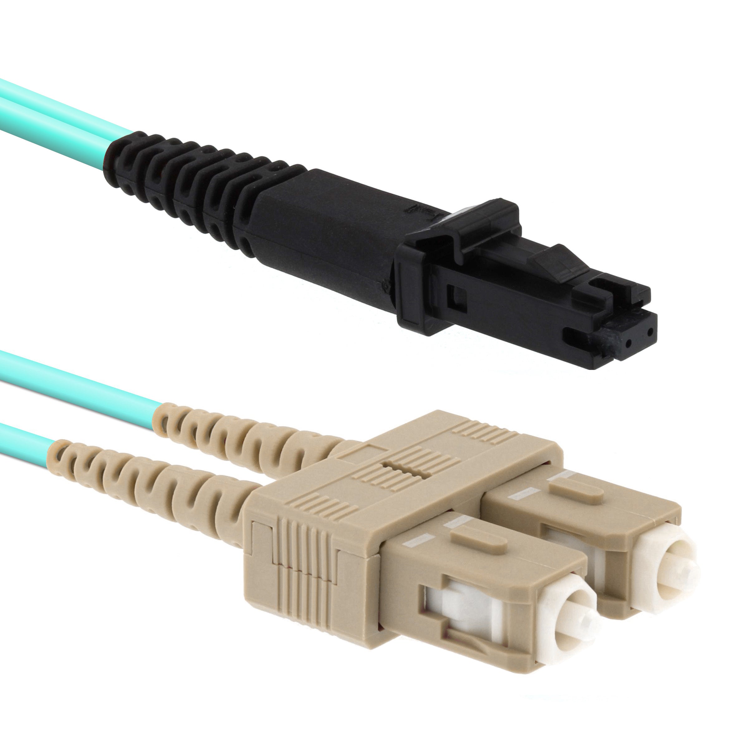 CCD SC-MTRJ Multimode OM3 Duplex Fibre Optic Patch Cable