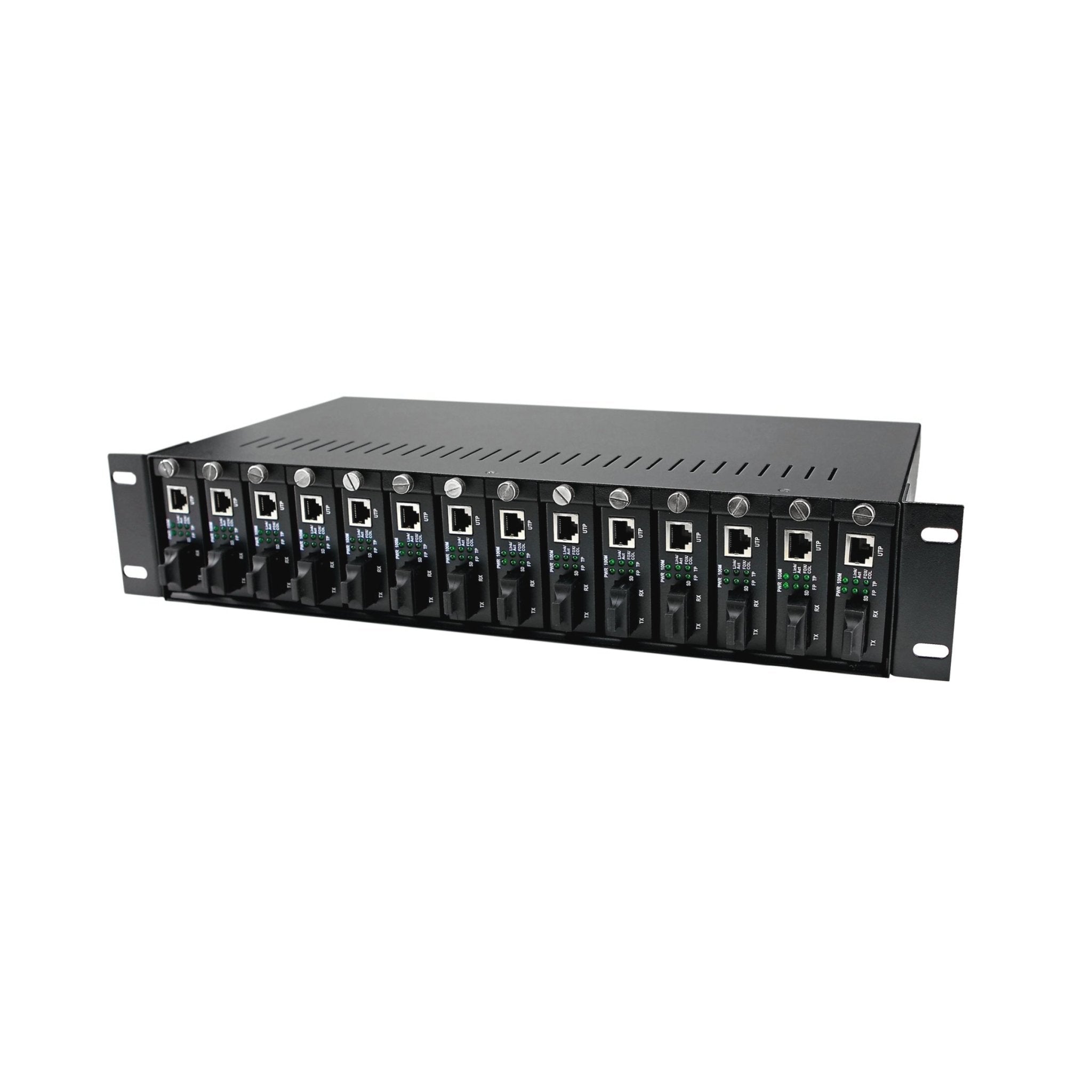 CCD 14-Slot Media Converter Chassis – CCD Networking