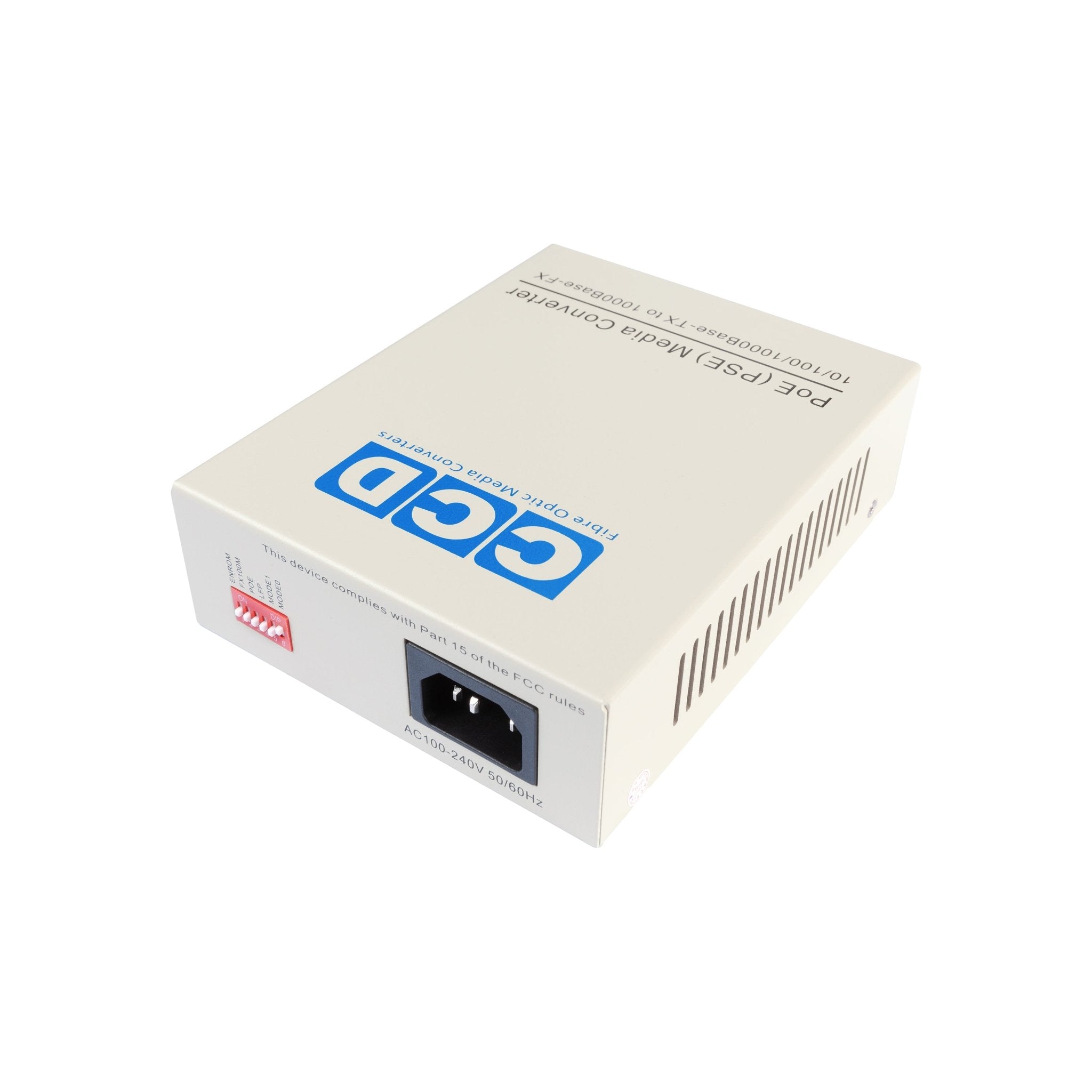 CCD - POE - 4100 Fibre Optic Gigabit Media Converter - CCD Networking