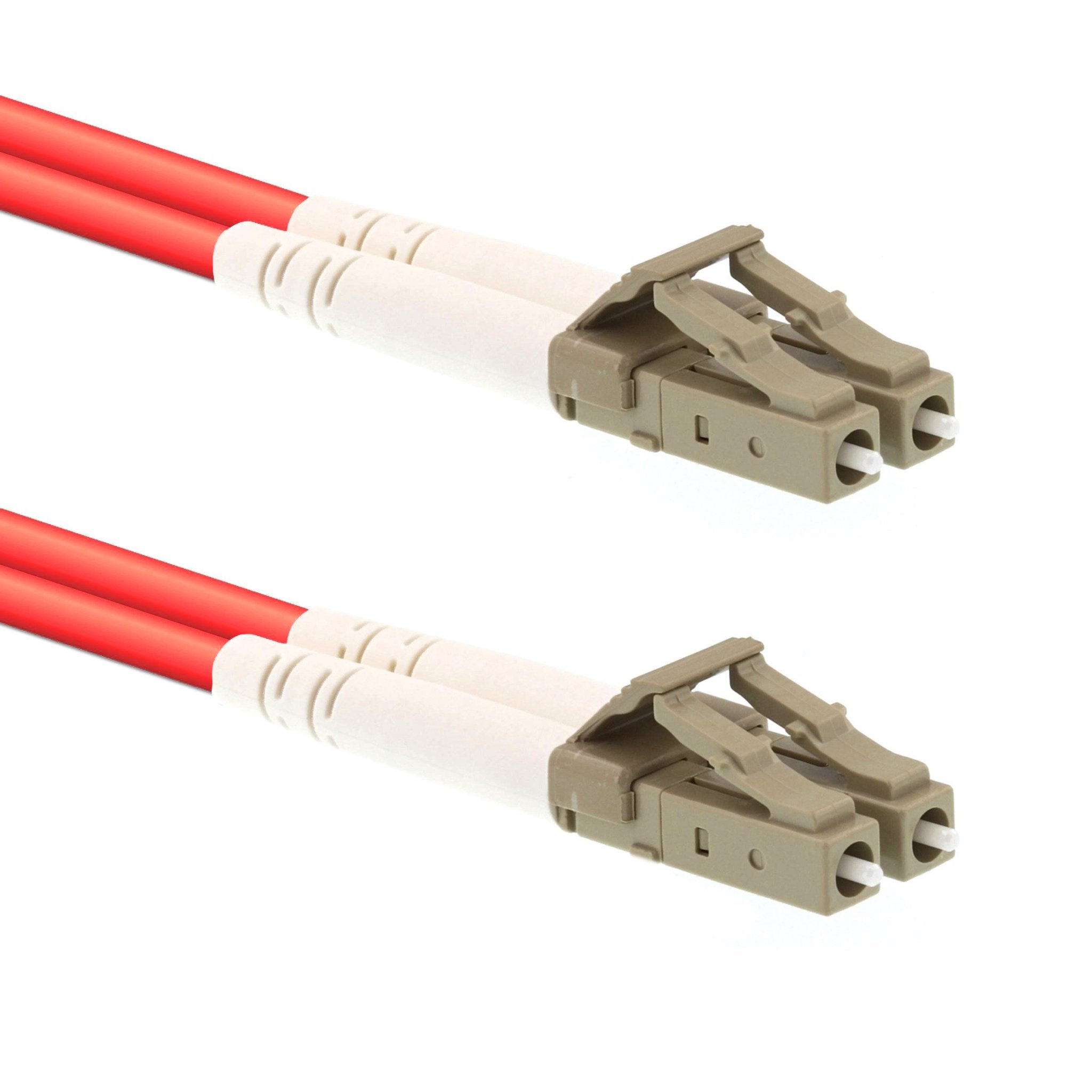 CCD LC - LC Multimode OM1 Duplex Fibre Optic Patch Cable - CCD Networking