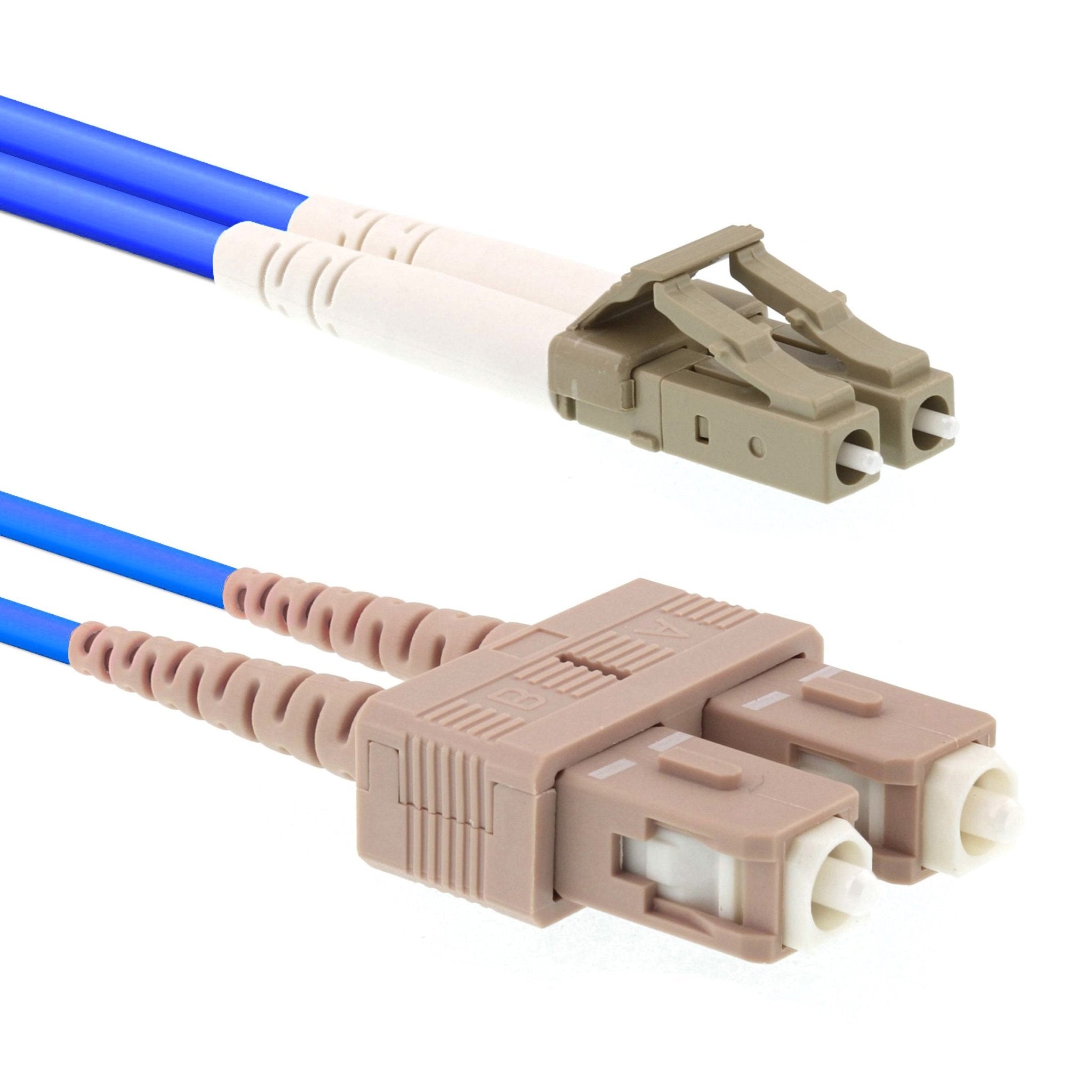 CCD LC - SC Multimode OM1 Duplex Fibre Optic Patch Cable - CCD Networking