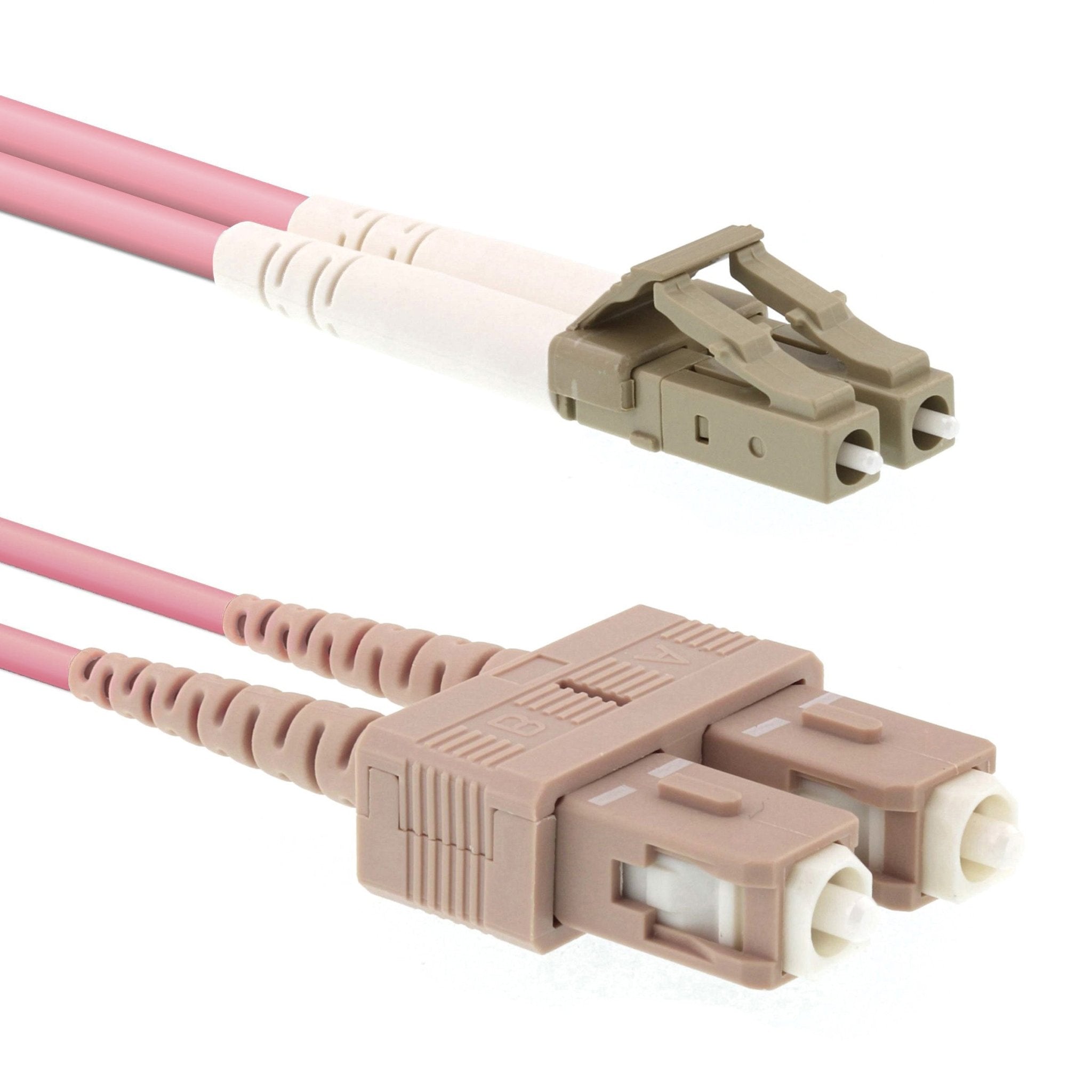 CCD LC - SC Multimode OM1 Duplex Fibre Optic Patch Cable - CCD Networking