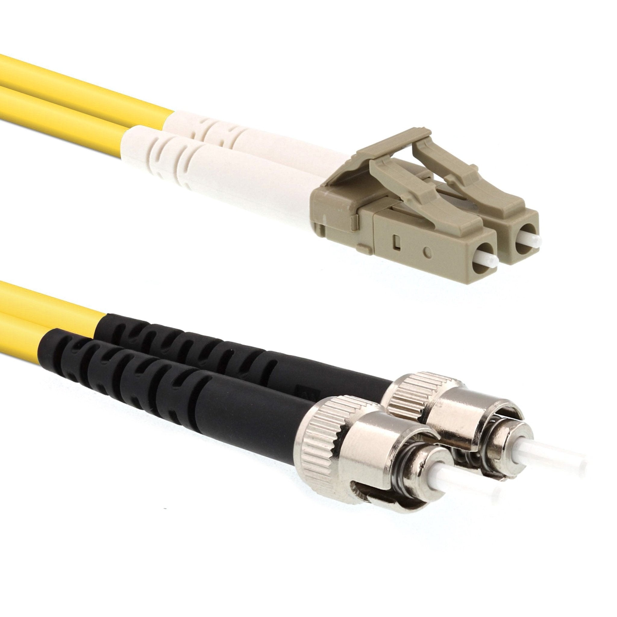 CCD LC - ST Multimode OM3 Duplex Fibre Optic Patch Cable - CCD Networking