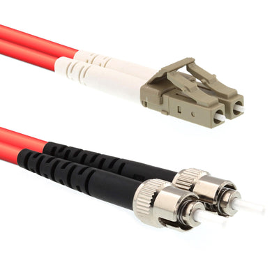 CCD LC - ST Singlemode OS2 Duplex Fibre Optic Patch Cable - CCD Networking