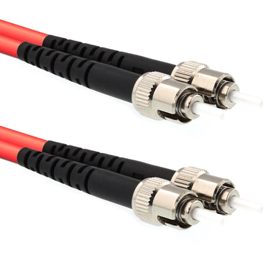 CCD ST - ST Multimode OM1 Duplex Fibre Optic Patch Cable - CCD Networking