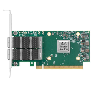 NVIDIA Mellanox ConnectX - 6 Dx Dual - Port QSFP56 PCIe4.0 x16 Network Interface Card (MCX623106AN - CDAT) - CCD Networking