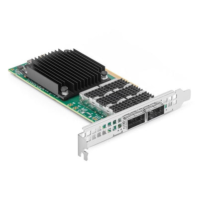 NVIDIA Mellanox ConnectX - 6 Dx Dual - Port QSFP56 PCIe4.0 x16 Network Interface Card (MCX623106AN - CDAT) - CCD Networking